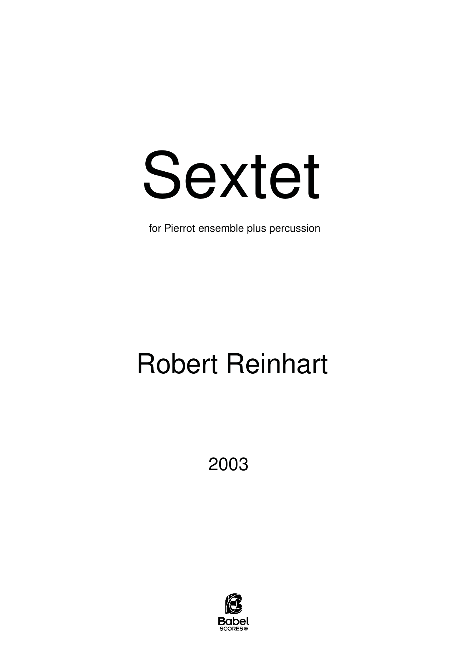 SextetReinhart A4 z
